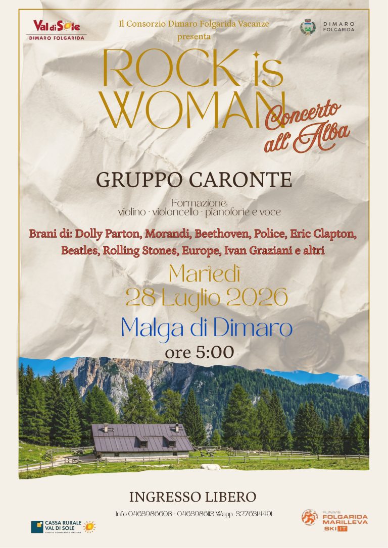 Concerto Gruppo Caronte – Rock is Woman